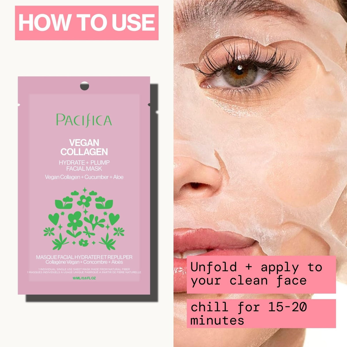 Vegan Collagen Hydrate & Plump Facial Mask