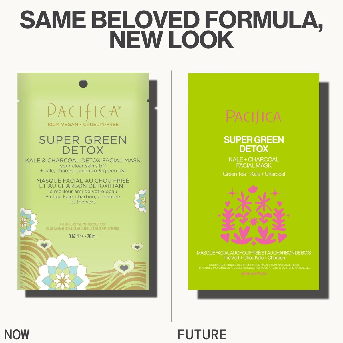 Super Green Detox Kale & Charcoal Detox Facial Mask
