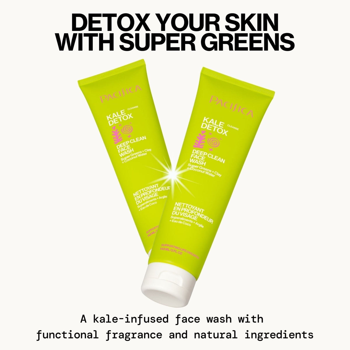 Kale Detox Deep Cleaning Face Wash | Daily Facial Cleanser