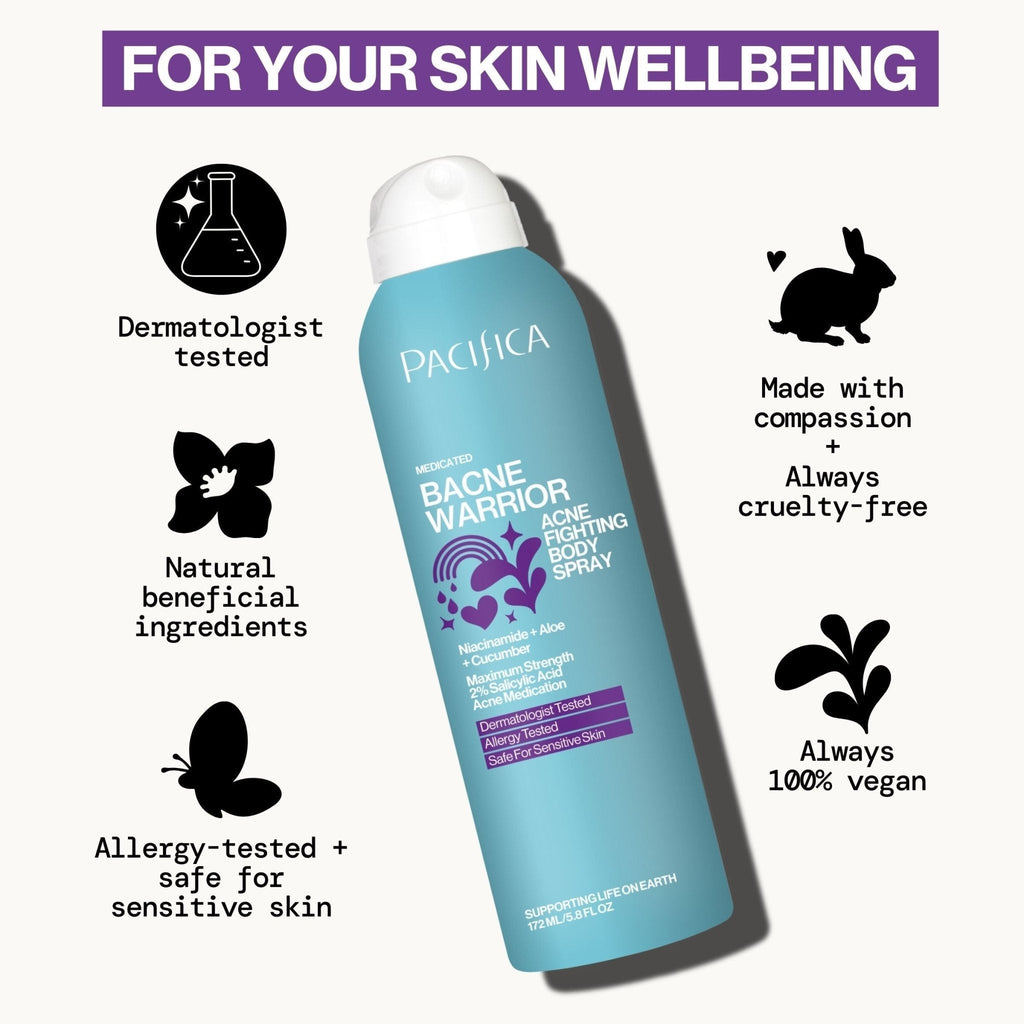 Bacne Warrior Acne Fighting Body Spray