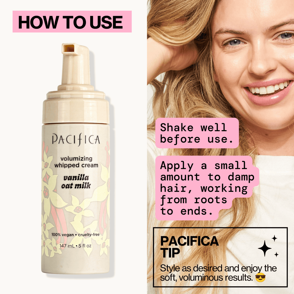 Vanilla Oat Milk Volumizing Mousse