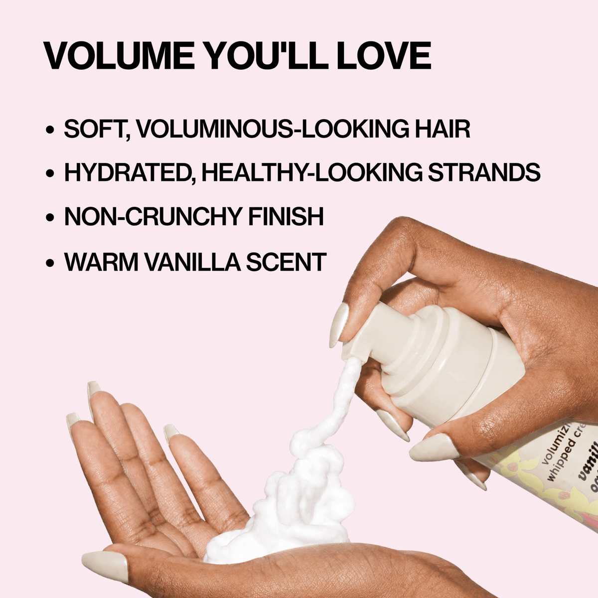 Vanilla Oat Milk Volumizing Mousse