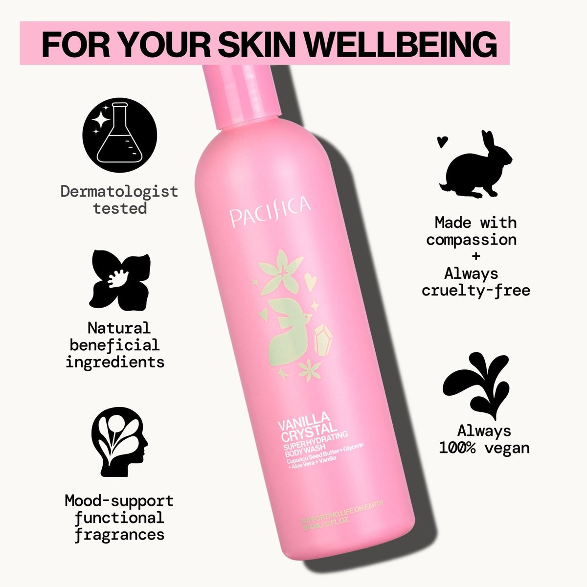 Vanilla Crystal Super Hydrating Body Wash