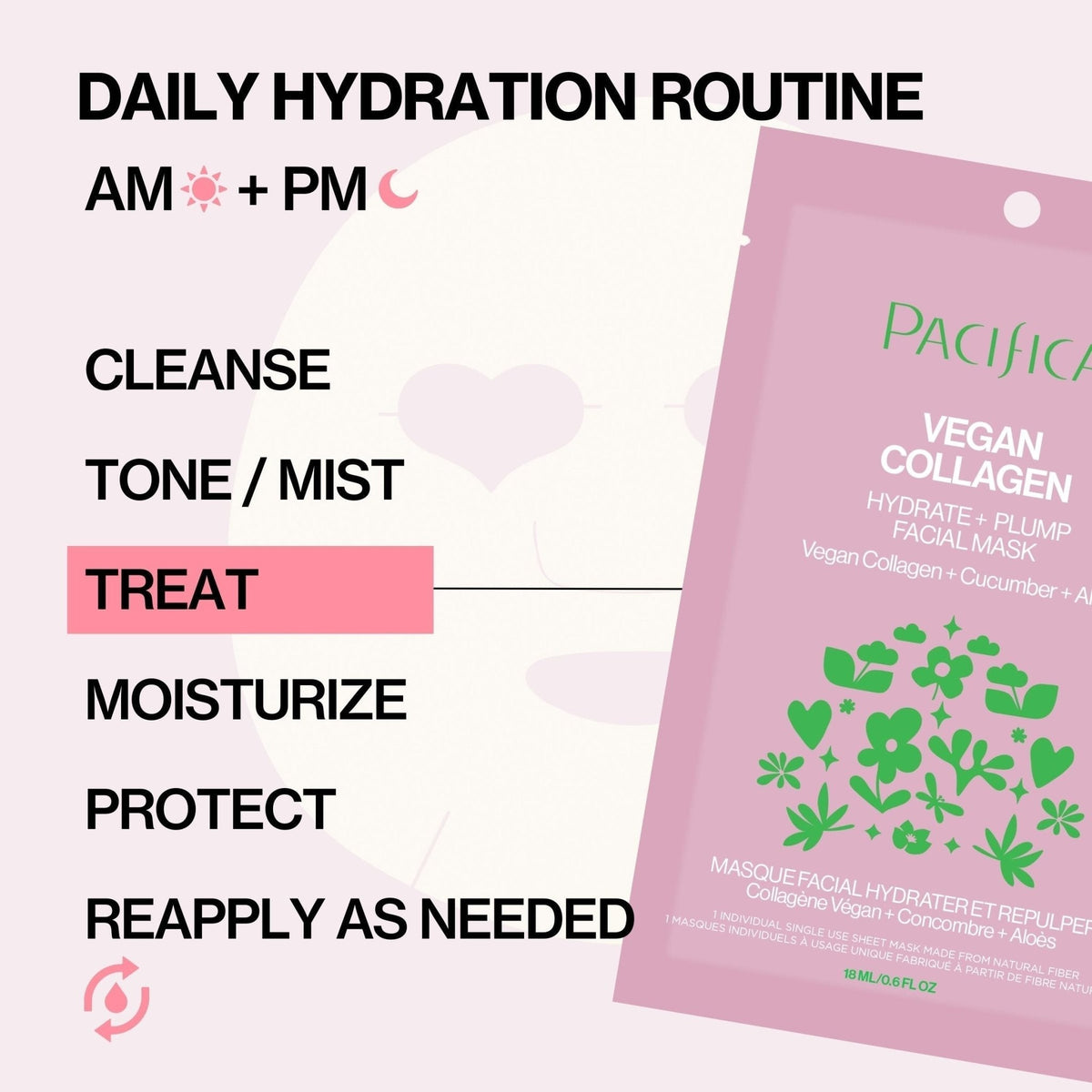 Vegan Collagen Hydrate & Plump Facial Mask