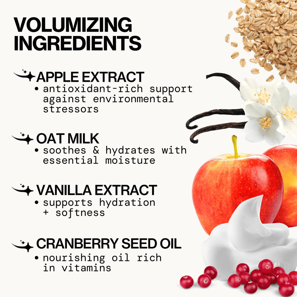 Vanilla Oat Milk Volumizing Mousse