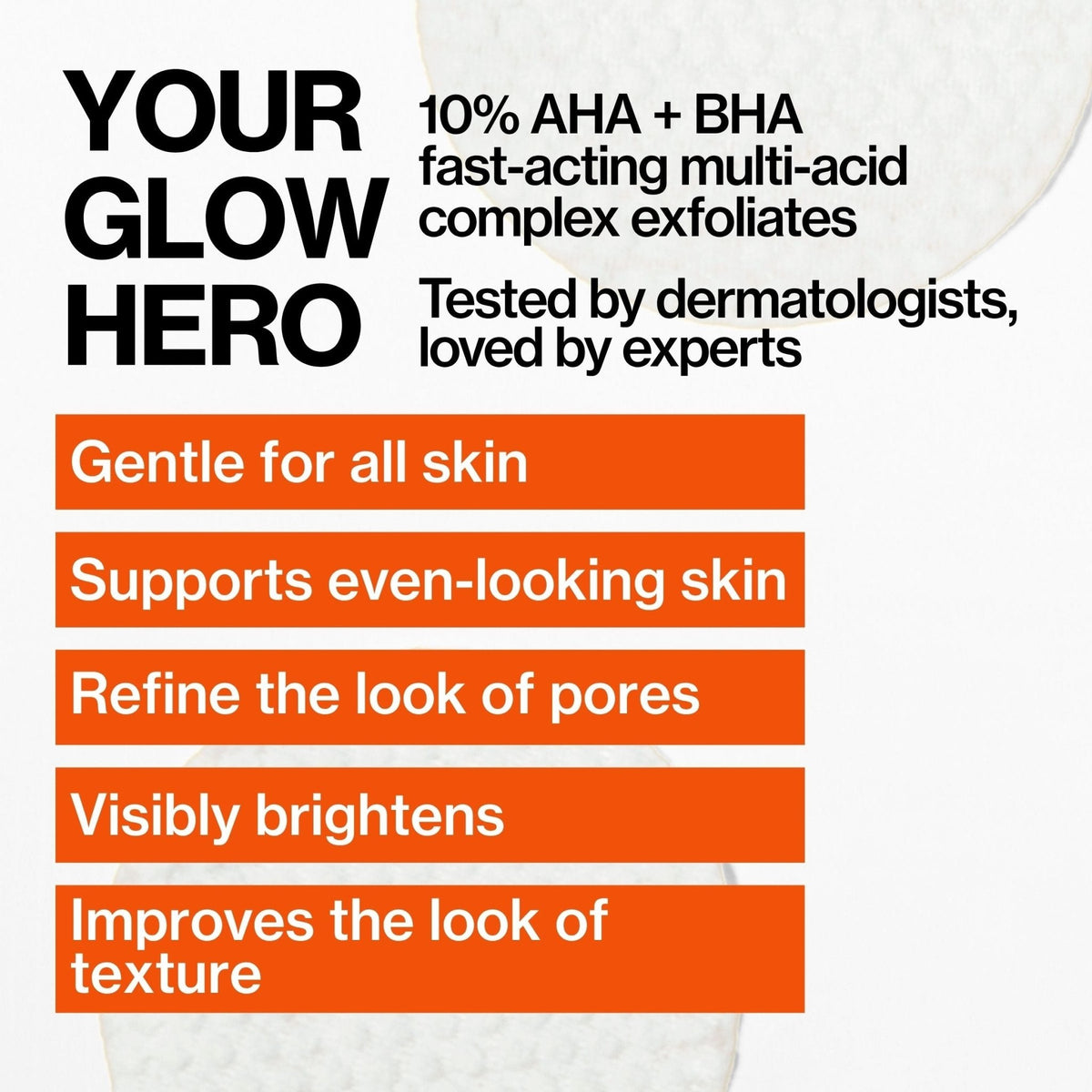 Glow Baby Brightening Peel Pads 10% AHA + BHA