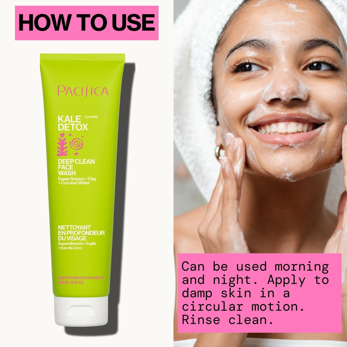 Kale Detox Deep Cleaning Face Wash | Daily Facial Cleanser