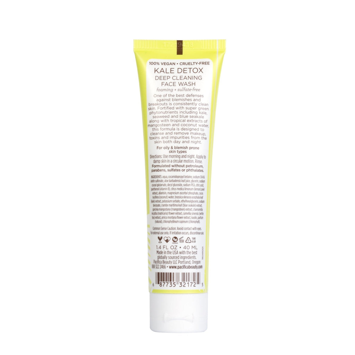 Kale Detox Deep Cleaning Face Wash Mini