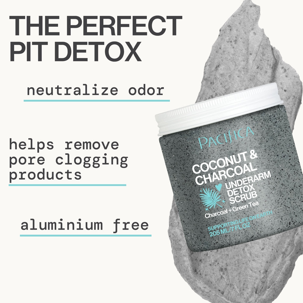 Coconut & Charcoal Underarm Detox Scrub